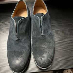John Varvatos Blue Suede dress shoes